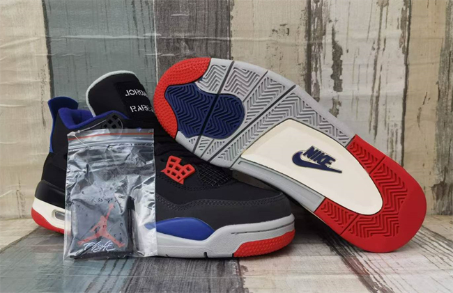 Men's Hot Sale Running weapon Air Jordan 4 Black Shoes 0217